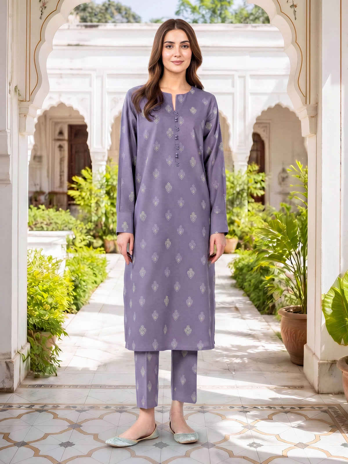 Khaddar Paste Shirt (Unstitched)