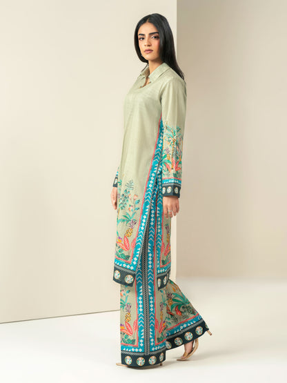 2 Piece Slub Khaddar Suit (Unstitched)