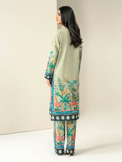 2 Piece Slub Khaddar Suit (Unstitched)