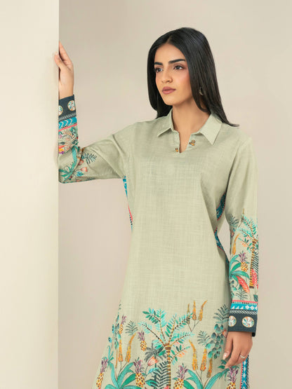 2 Piece Slub Khaddar Suit (Unstitched)