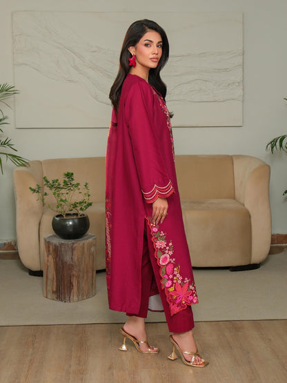 3 Piece Khaddar Suit-Embroidered (Unstitched)