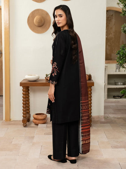 3 Piece Khaddar Suit-Embroidered (Unstitched)