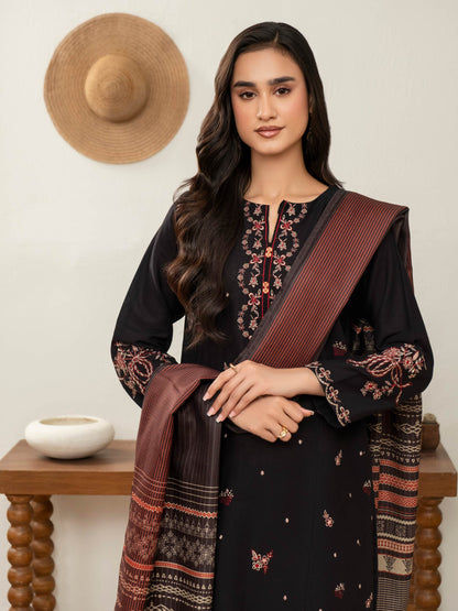 3 Piece Khaddar Suit-Embroidered (Unstitched)