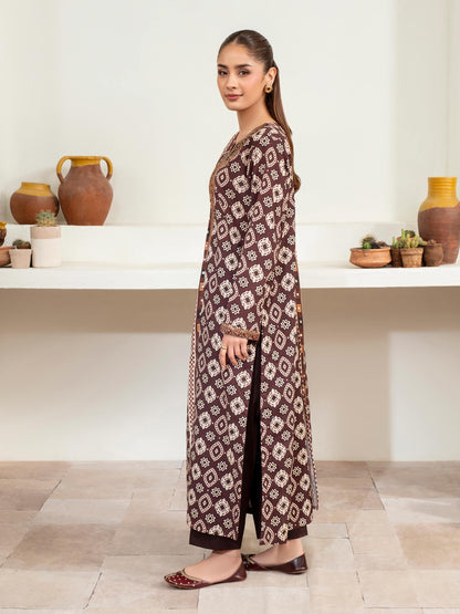 3 Piece Khaddar Suit-Embroidered (Unstitched)