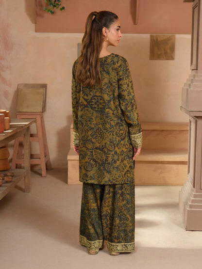 2 Piece Khaddar Suit-Embroidered (Unstitched)