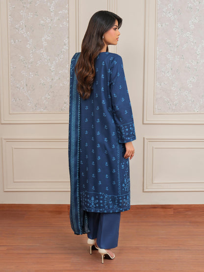 3 Piece Khaddar Suit-Embroidered (Unstitched)