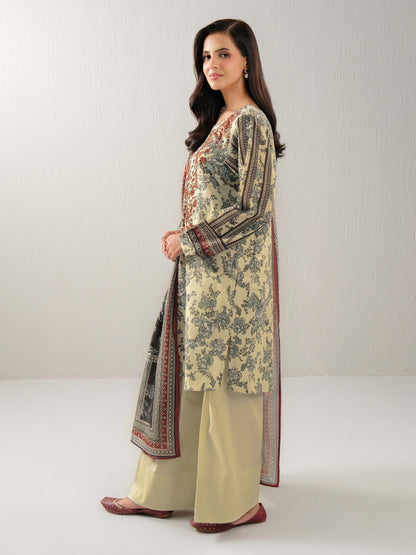 3 Piece Khaddar Suit-Embroidered (Unstitched)