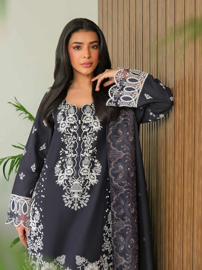 3 Piece Khaddar Suit-Embroidered (Unstitched)