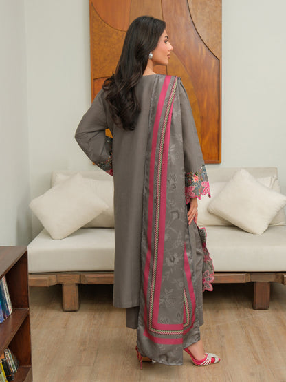 3 Piece Khaddar Suit-Embroidered (Unstitched)