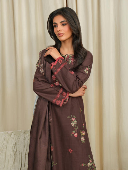 3 Piece Khaddar Suit-Embroidered (Unstitched)
