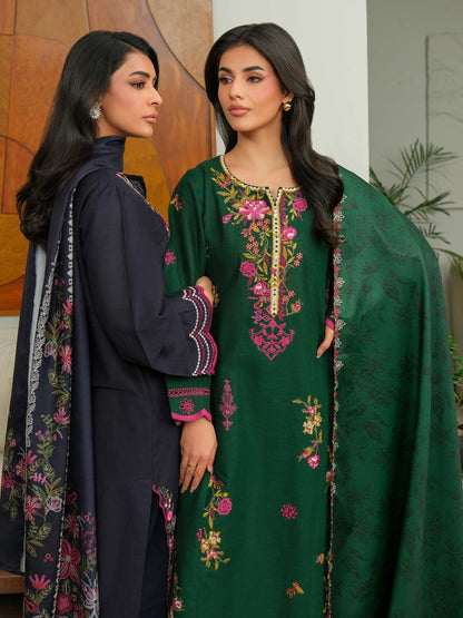 3 Piece Khaddar Suit-Embroidered (Unstitched)