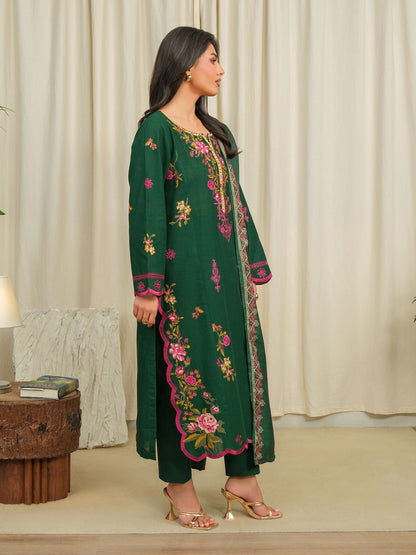 3 Piece Khaddar Suit-Embroidered (Unstitched)