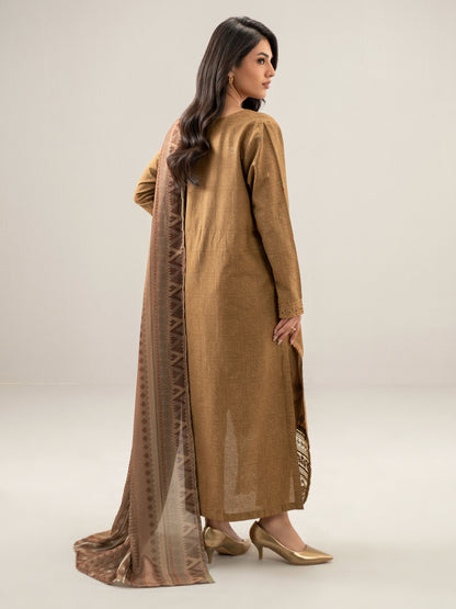 3 Piece Khaddar Suit-Embroidered (Unstitched)