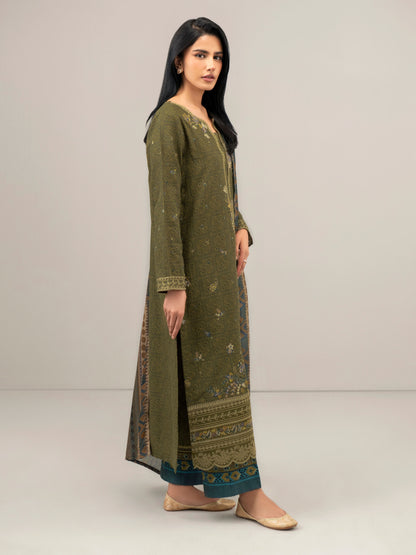 3 Piece Khaddar Suit-Embroidered (Unstitched)