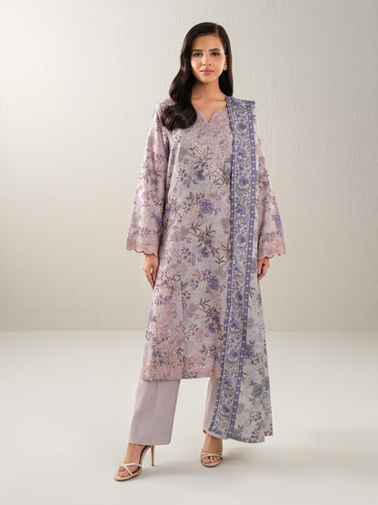 3 Piece Khaddar Suit-Embroidered (Unstitched)
