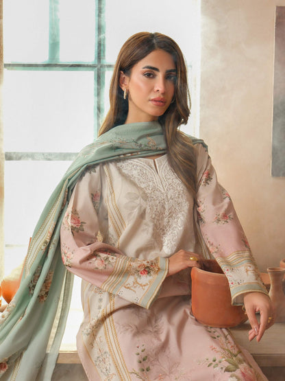 3 Piece Khaddar Suit-Embroidered (Unstitched)