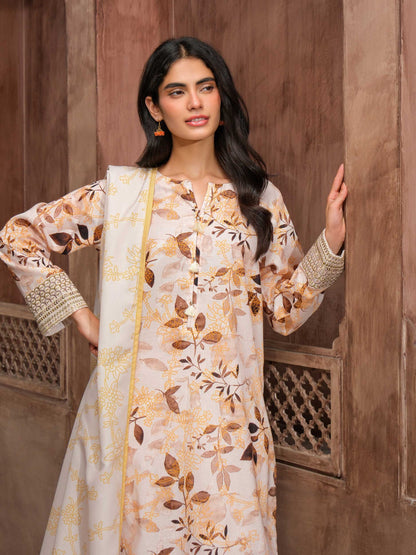 3 Piece Khaddar Suit-Embroidered (Unstitched)