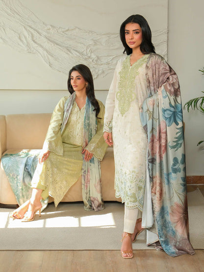 3 Piece Khaddar Suit-Embroidered (Unstitched)