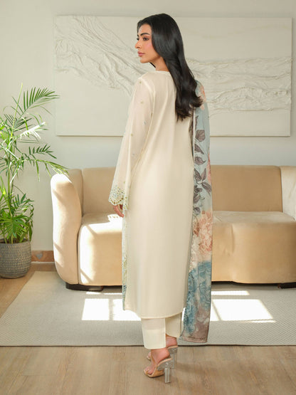 3 Piece Khaddar Suit-Embroidered (Unstitched)