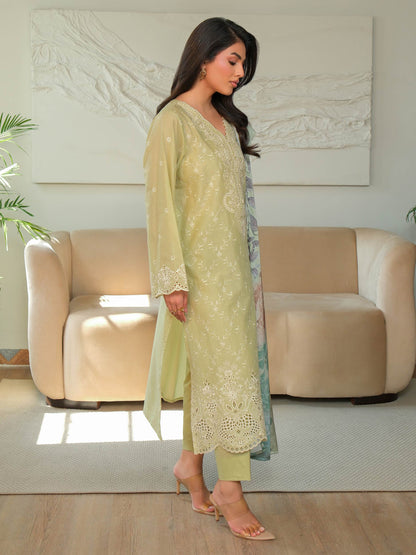 3 Piece Khaddar Suit-Embroidered (Unstitched)