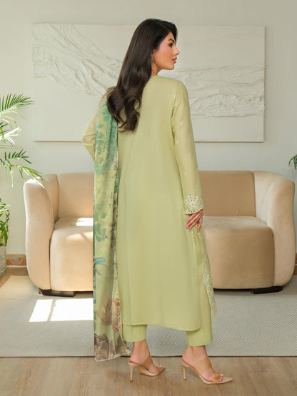 3 Piece Khaddar Suit-Embroidered (Unstitched)