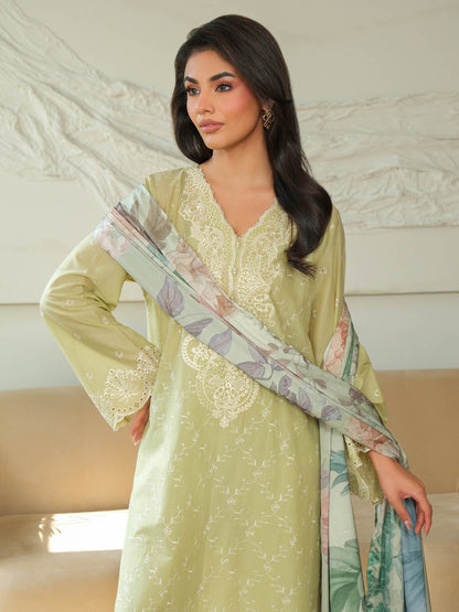 3 Piece Khaddar Suit-Embroidered (Unstitched)
