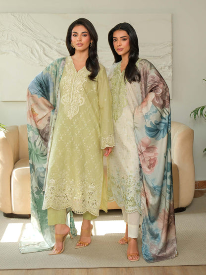 3 Piece Khaddar Suit-Embroidered (Unstitched)