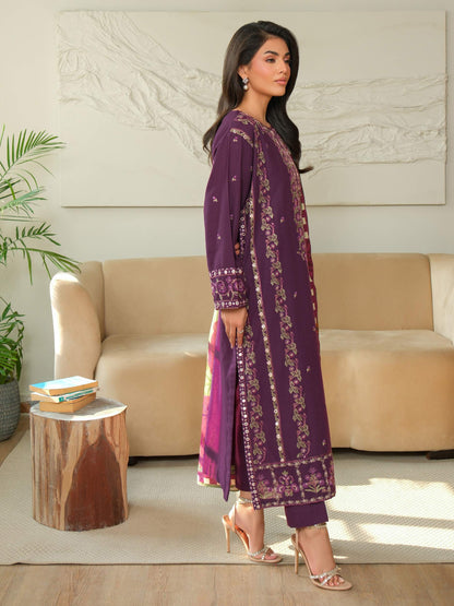 3 Piece Khaddar Suit-Embroidered (Unstitched)