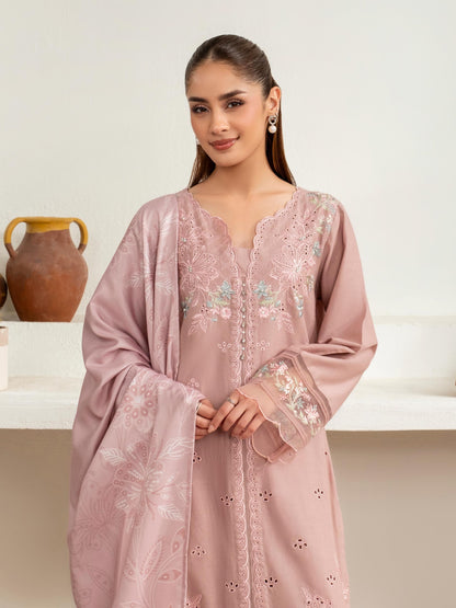 3 Piece Khaddar Suit-Embroidered (Unstitched)