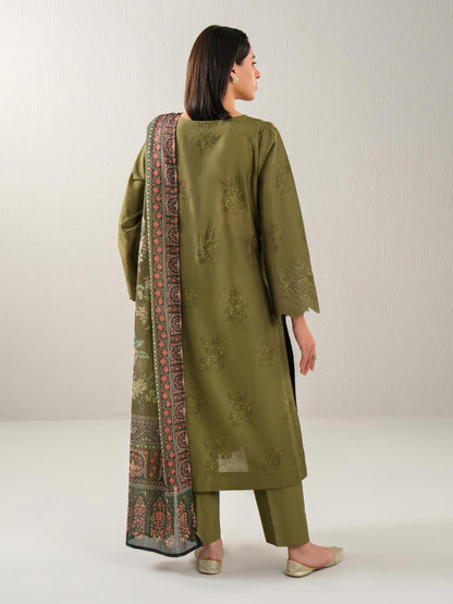 3 Piece Khaddar Suit-Embroidered (Unstitched)