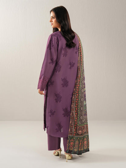 3 Piece Khaddar Suit-Embroidered (Unstitched)