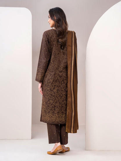 3 Piece Khaddar Suit-Printed (Unstitched)