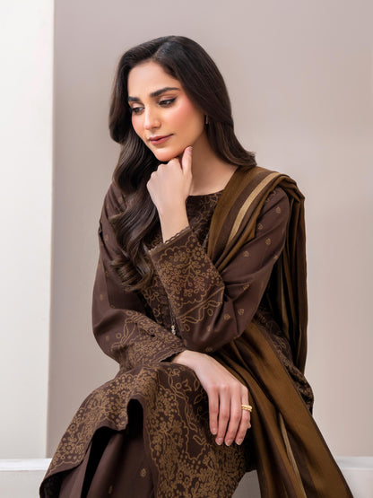 3 Piece Khaddar Suit-Printed (Unstitched)