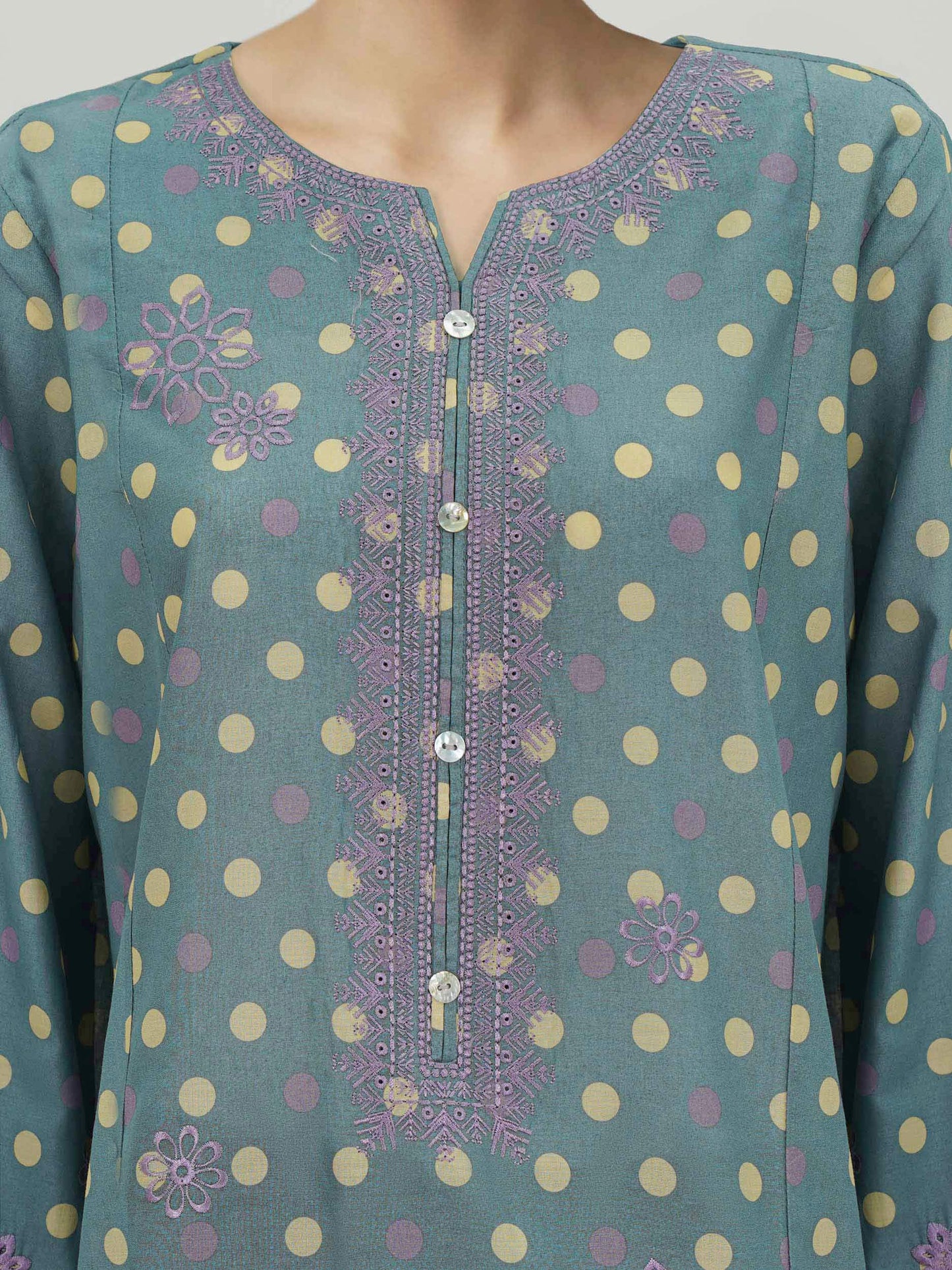 3 Piece Lawn Suit-Embroidered (Unstitched)