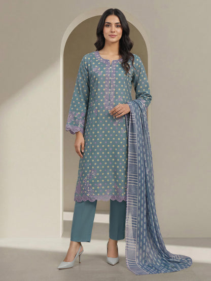 3 Piece Lawn Suit-Embroidered (Unstitched)