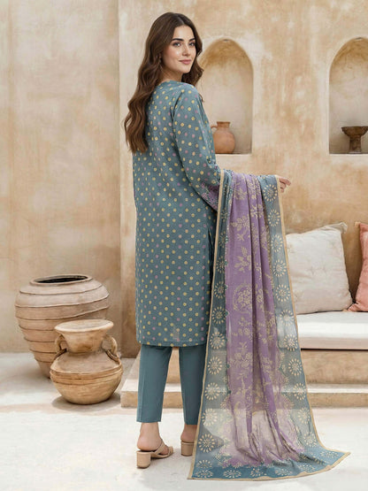 3 Piece Lawn Suit-Embroidered (Unstitched)