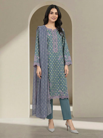 3 Piece Lawn Suit-Embroidered (Unstitched)