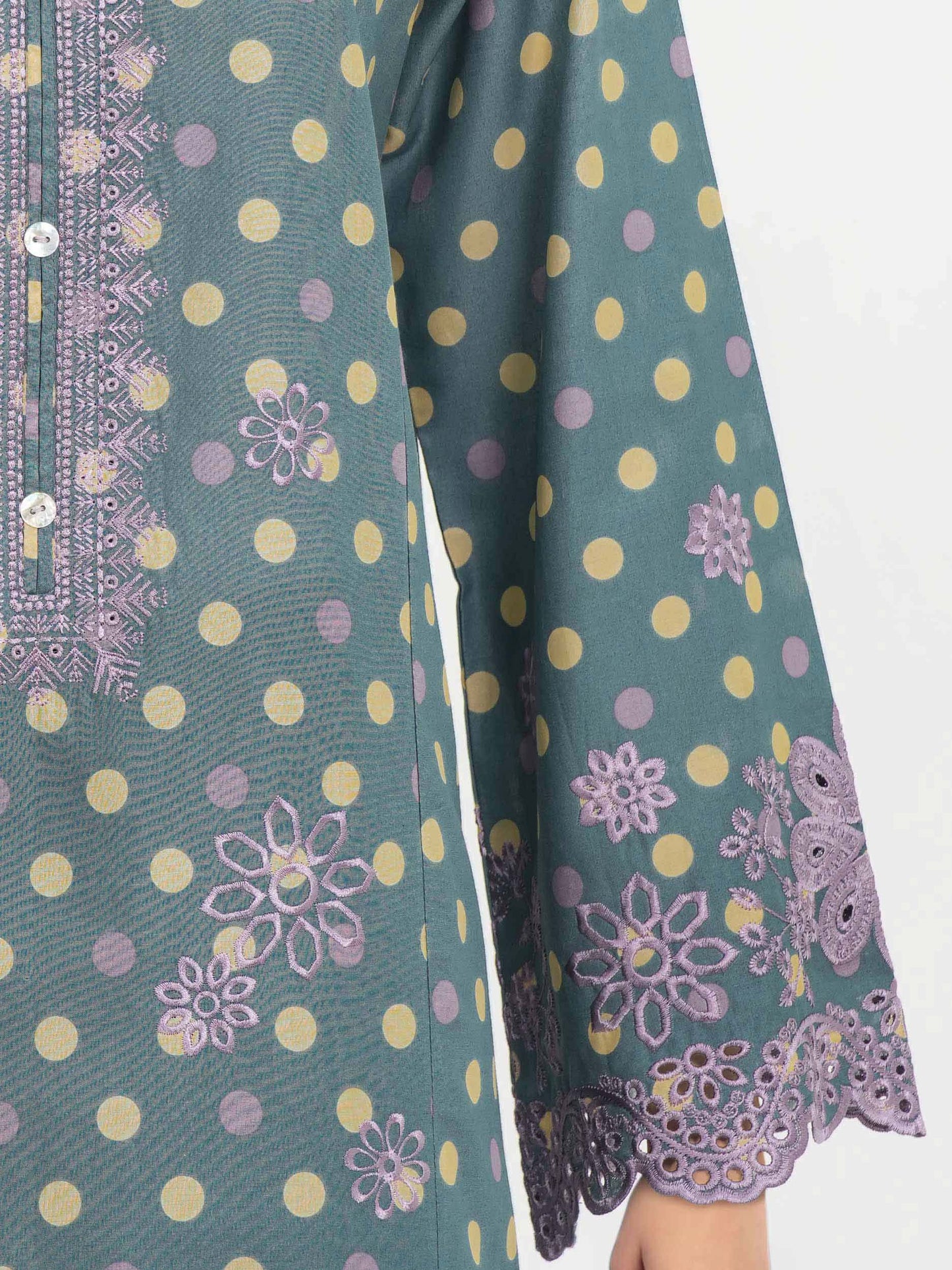 3 Piece Lawn Suit-Embroidered (Unstitched)