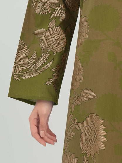 3 Piece Lawn Slub Suit (Unstitched)
