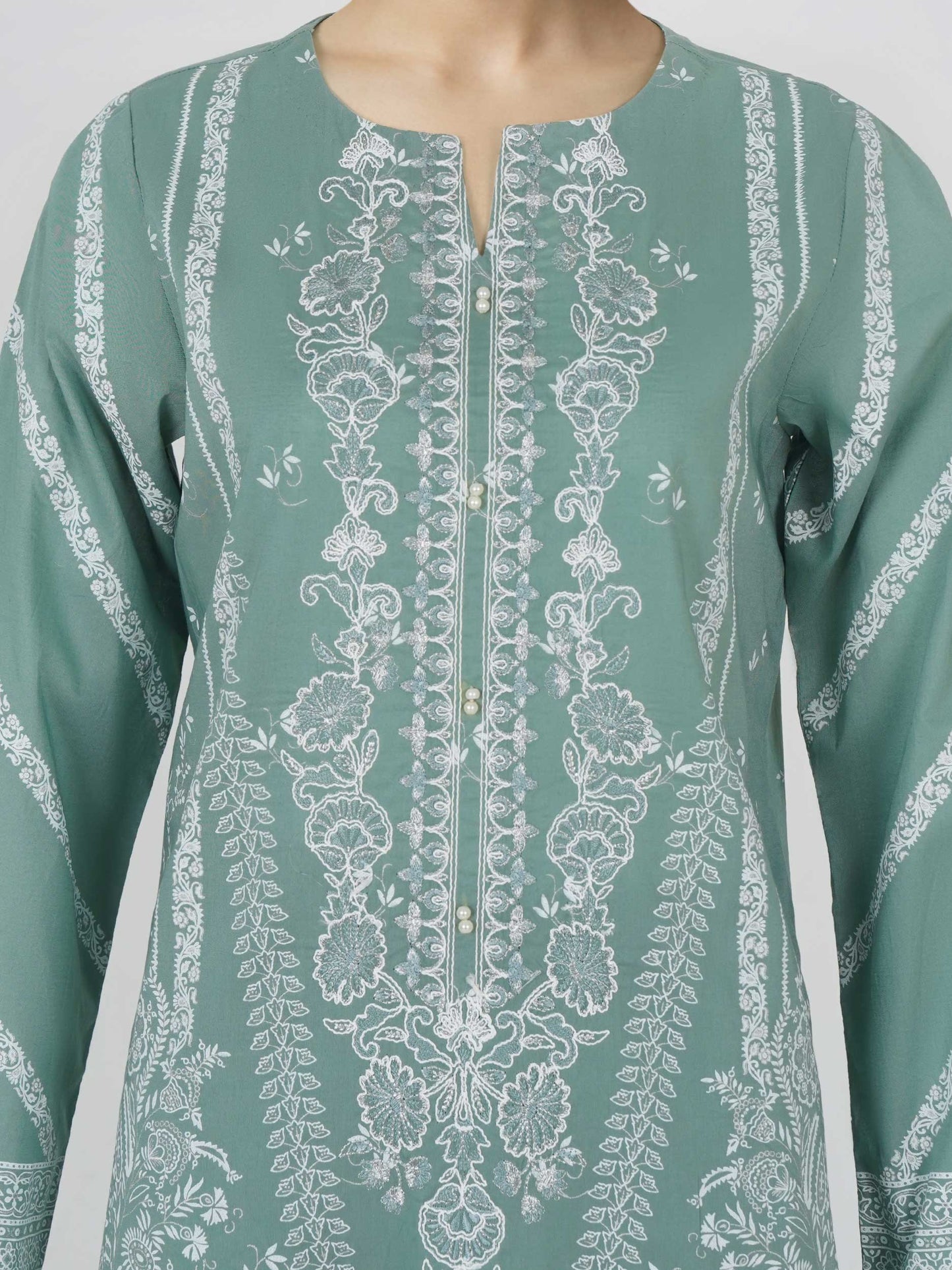 3 Piece Lawn Suit- Embroidered (Unstitched)