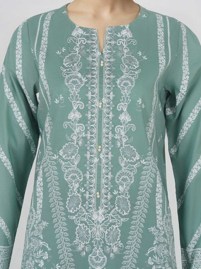 3 Piece Lawn Suit- Embroidered (Unstitched)