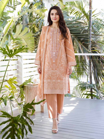 3 Piece Lawn Suit- Embroidered (Unstitched)