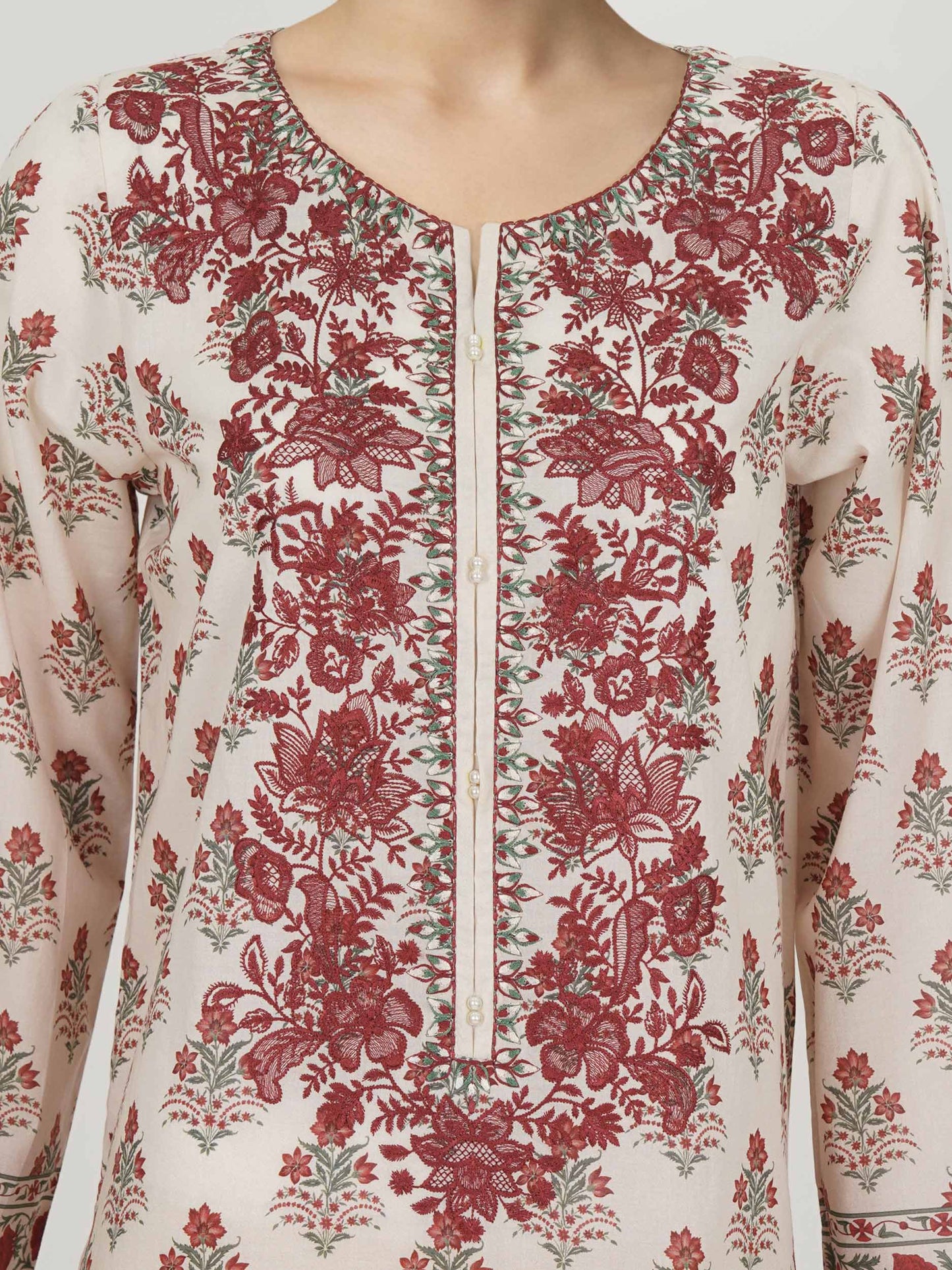3 Piece Lawn Suit-Embroidered (Unstitched)