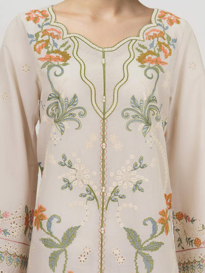 3 Piece Lawn Suit- Embroidered (Unstitched)