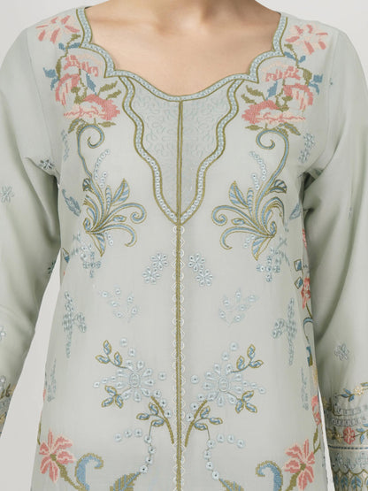 3 Piece Lawn Suit- Embroidered (Unstitched)