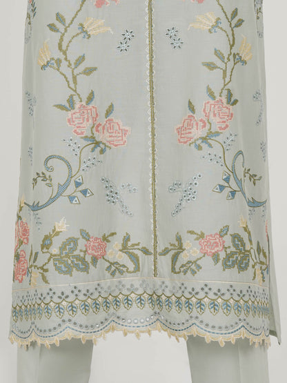 3 Piece Lawn Suit- Embroidered (Unstitched)