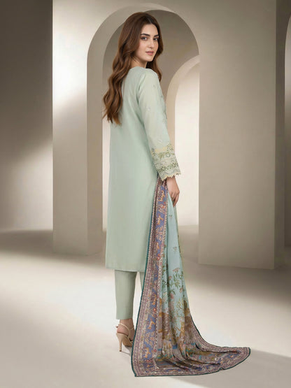 3 Piece Lawn Suit- Embroidered (Unstitched)