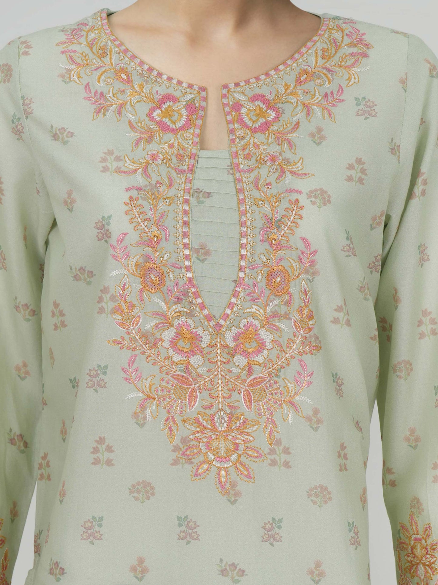 3 Piece Lawn Suit- Embroidered (Unstitched)