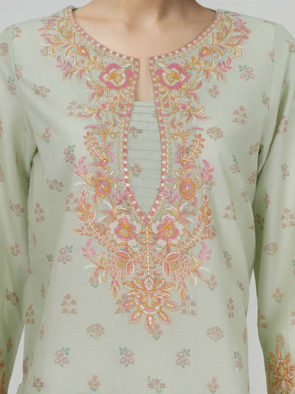 3 Piece Lawn Suit- Embroidered (Unstitched)