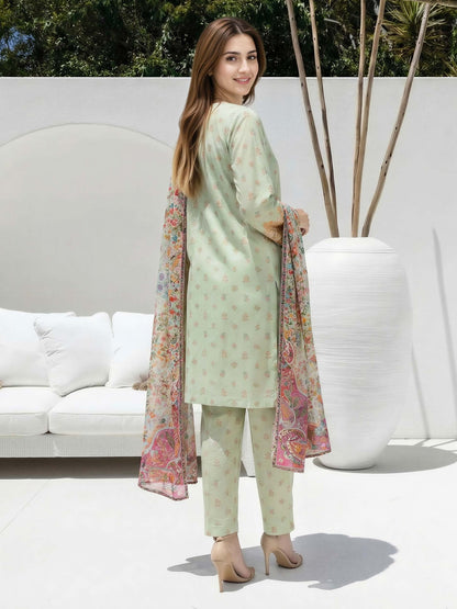 3 Piece Lawn Suit- Embroidered (Unstitched)